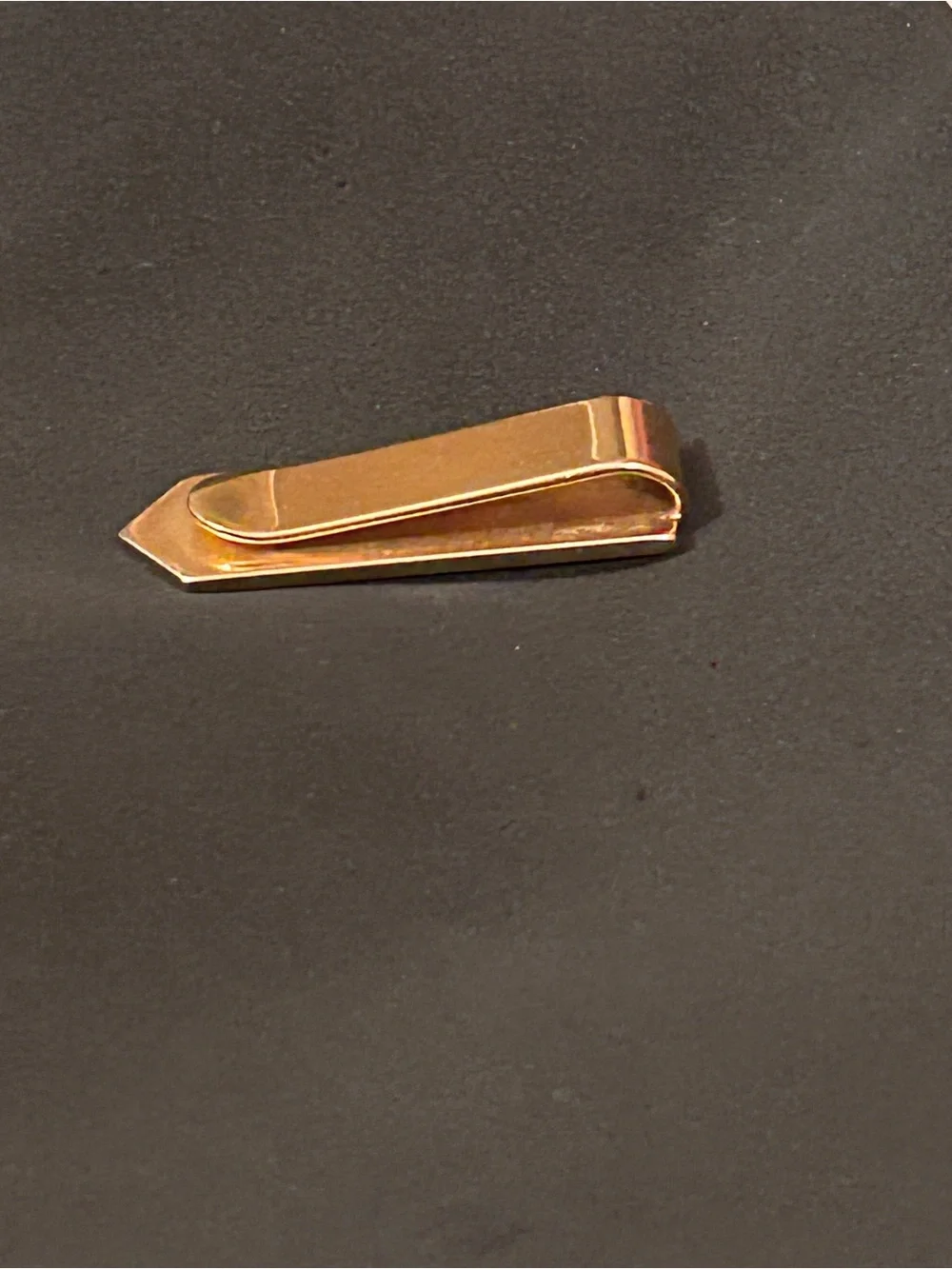 Men’s Vintage Gold Plated Money Clip with Crystal Rhinestone